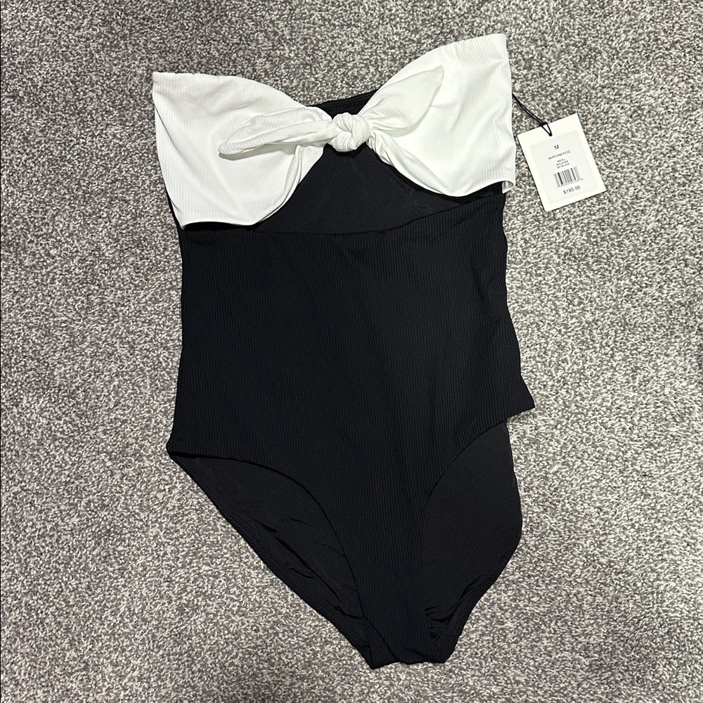 NWT Onia Black and White One-Piece Swimsuit